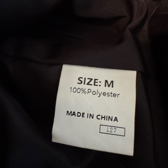 Checkered Fleece Coat - Picture 6 of 6